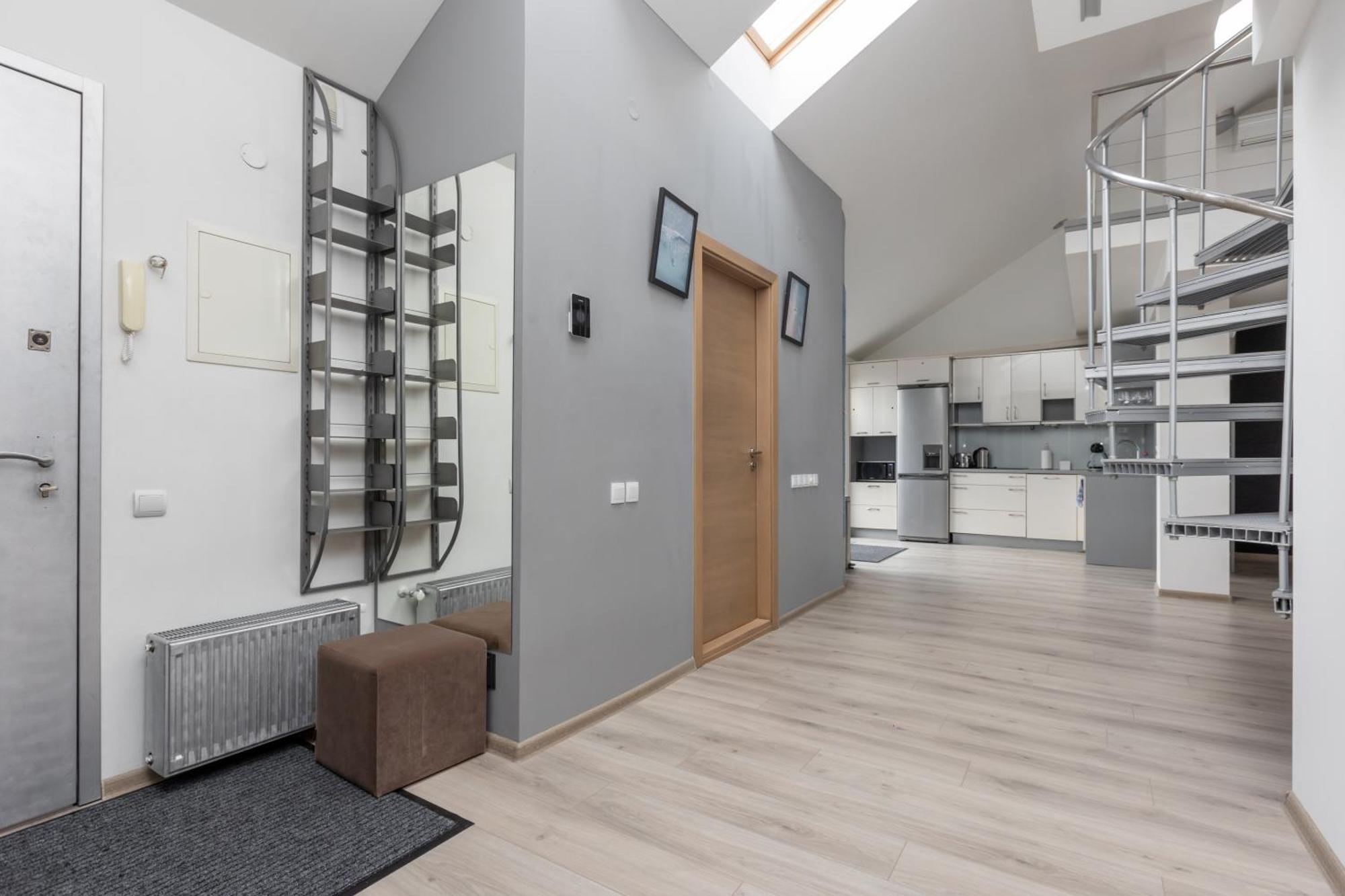 Penthouse Apartment With Terrace Рига Екстериор снимка