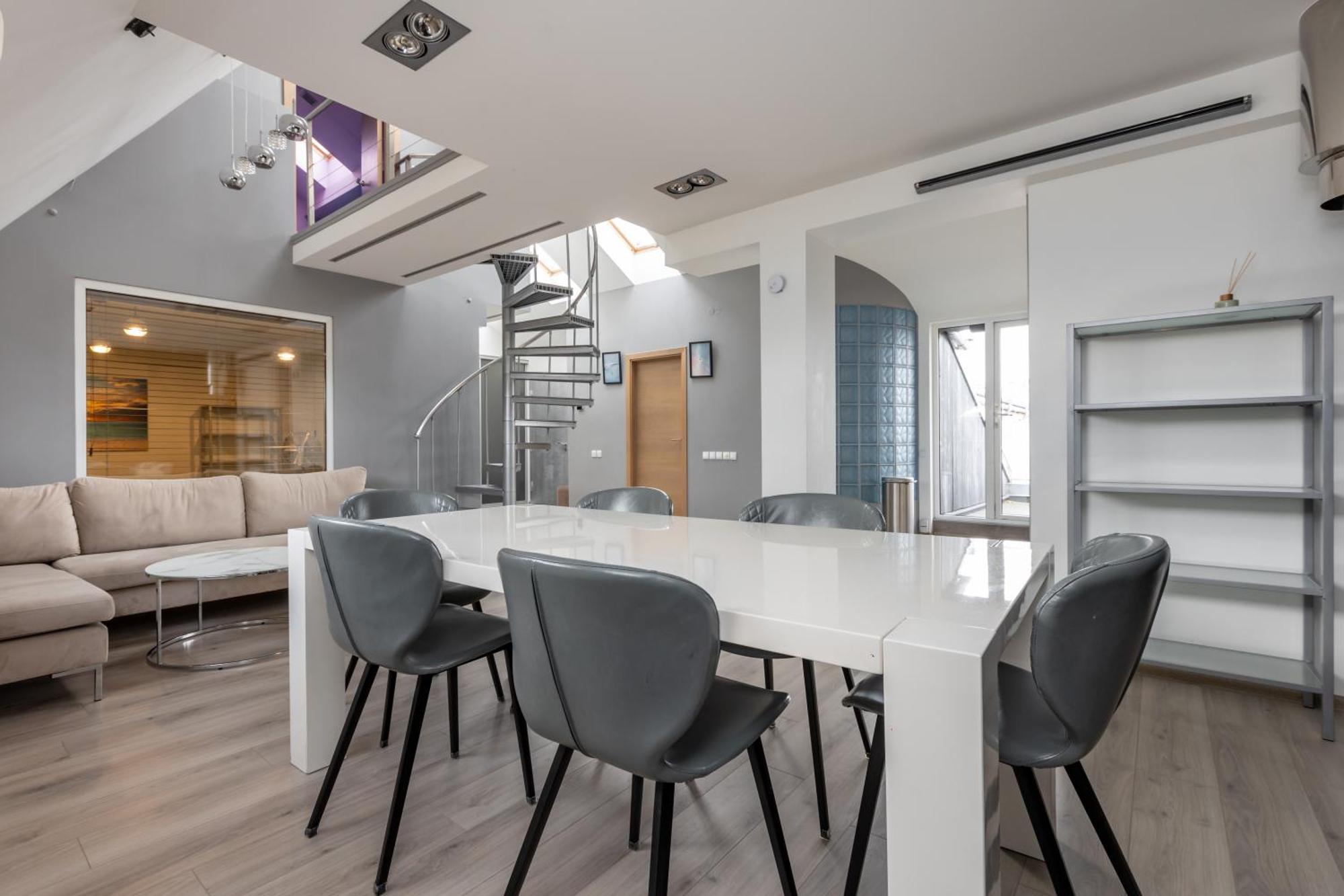 Penthouse Apartment With Terrace Рига Екстериор снимка