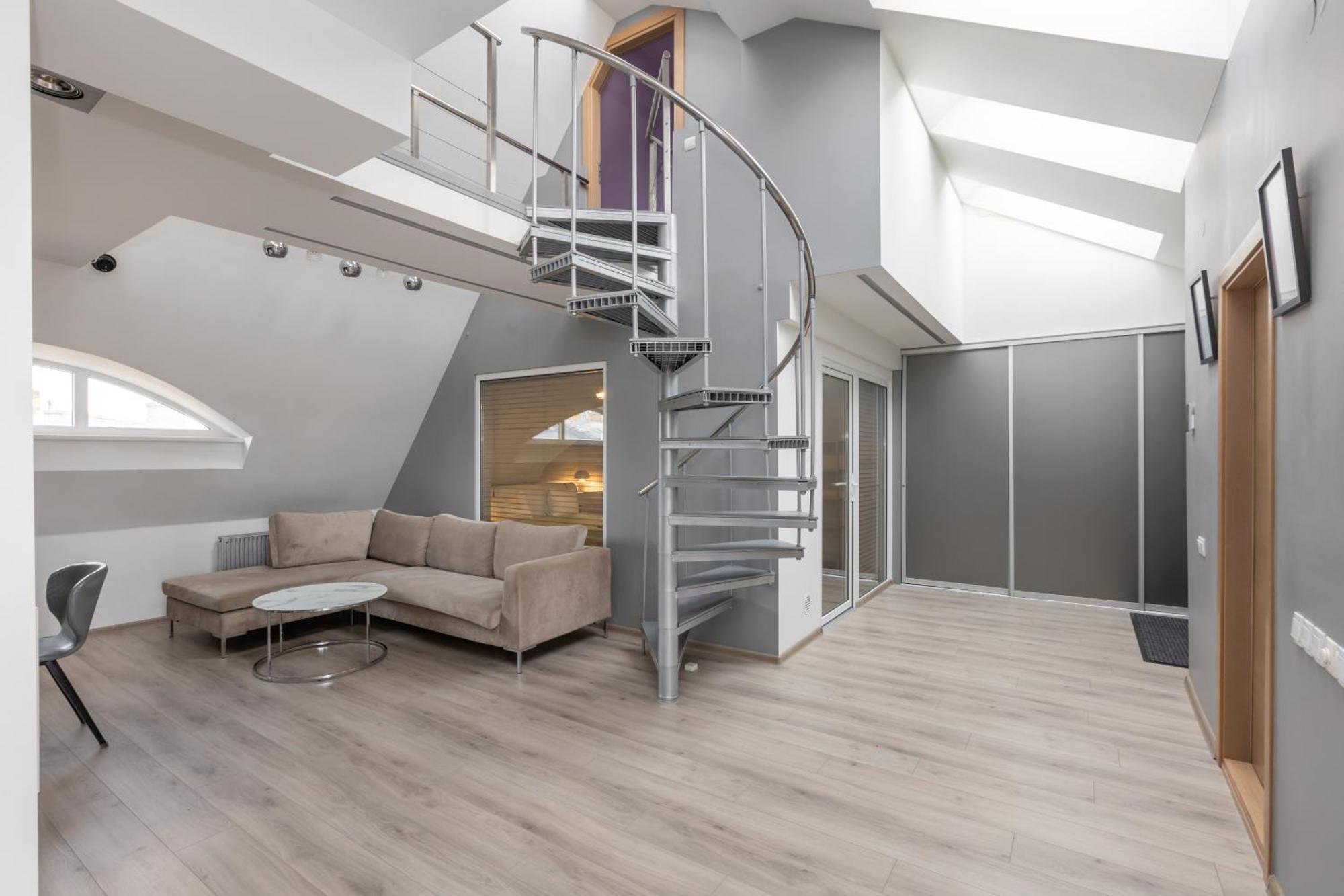Penthouse Apartment With Terrace Рига Екстериор снимка